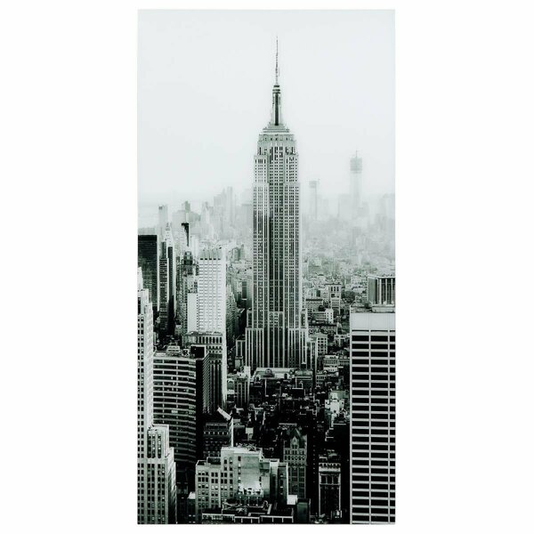 Empire Art Direct 72 x 36 in. Empire State Building Frameless Tempered Glass Panel Contemporary Wall Art TMP-EAD5303-7236